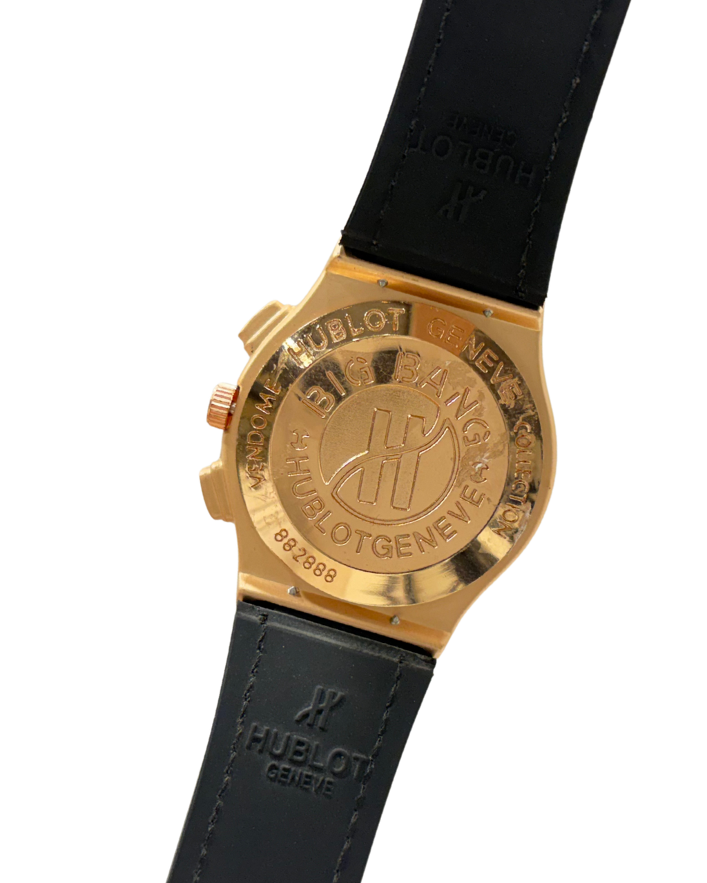 HUBLOT GENEVE Maroon/Golden Datejust Circular (Brown)