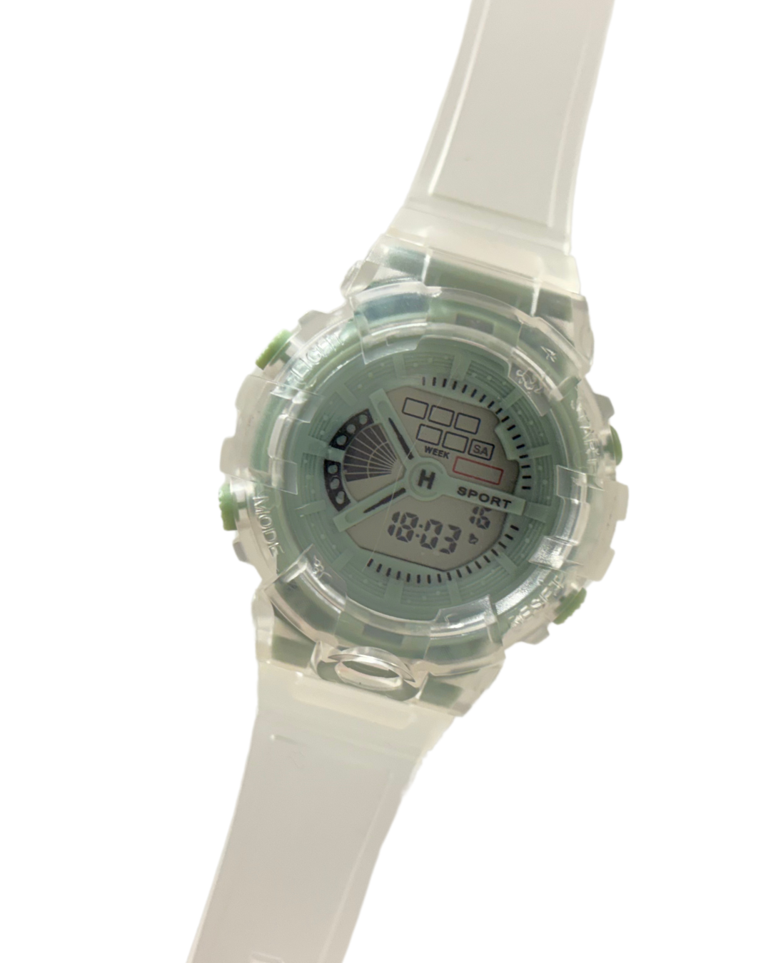 GENERIC Grey/Green DShock Circular (Transparent)
