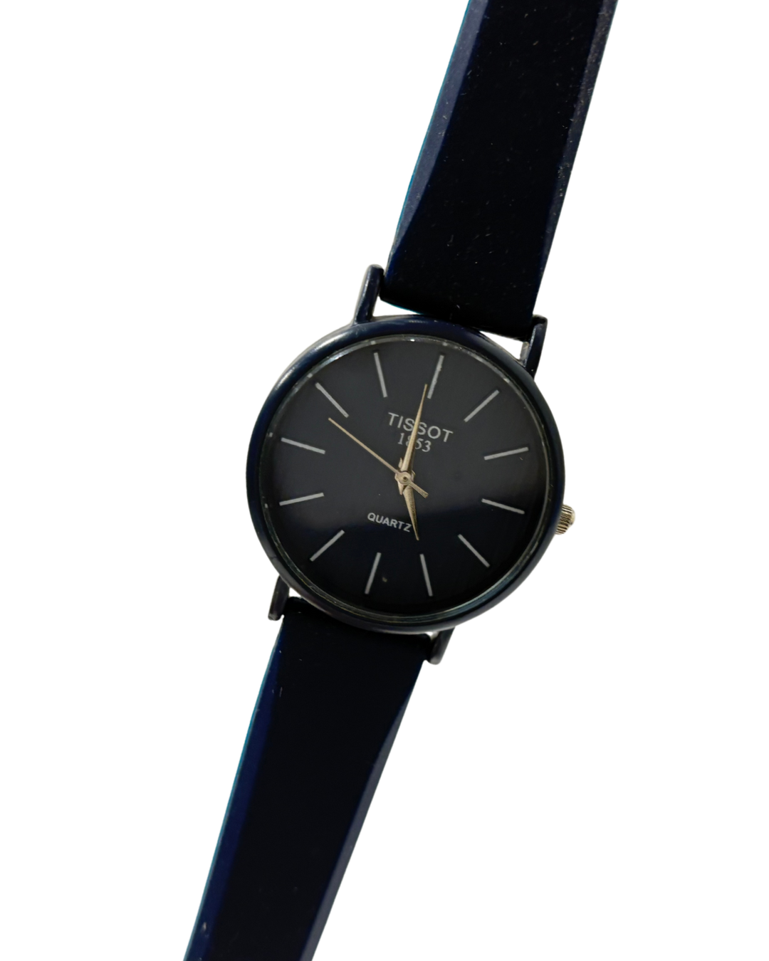TISSOT Black/White Quartz Circular (Blue)