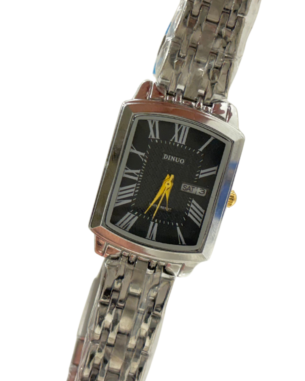 DINUO Day-Date Black/White Square (Silver)