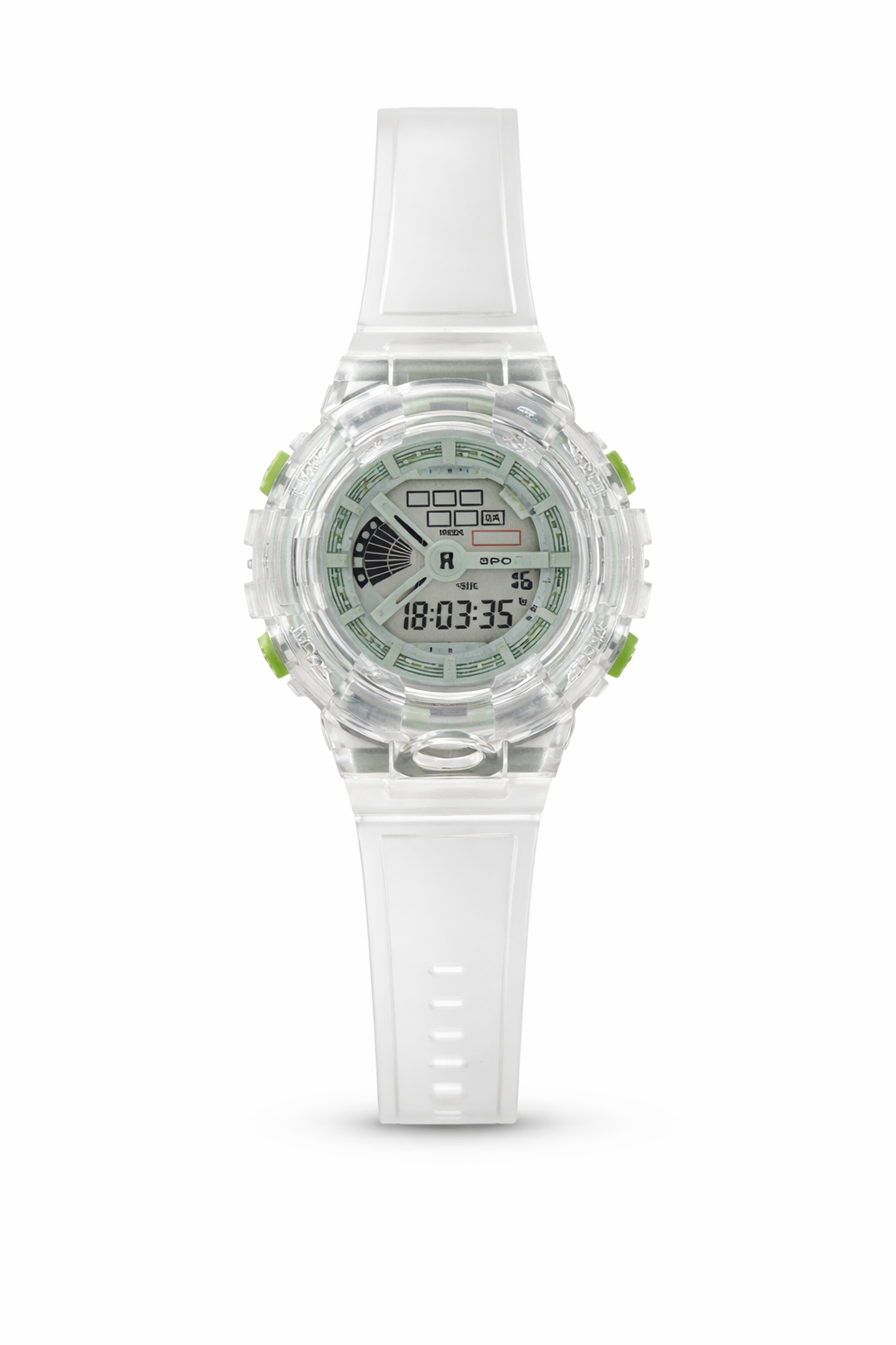 GENERIC Grey/Green DShock Circular (Transparent)