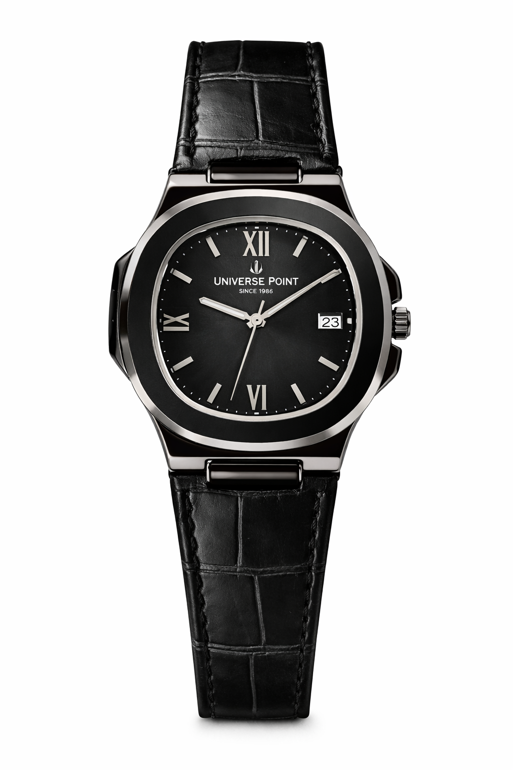 UNIVERSE POINT Black/White Quartz Square (Black)