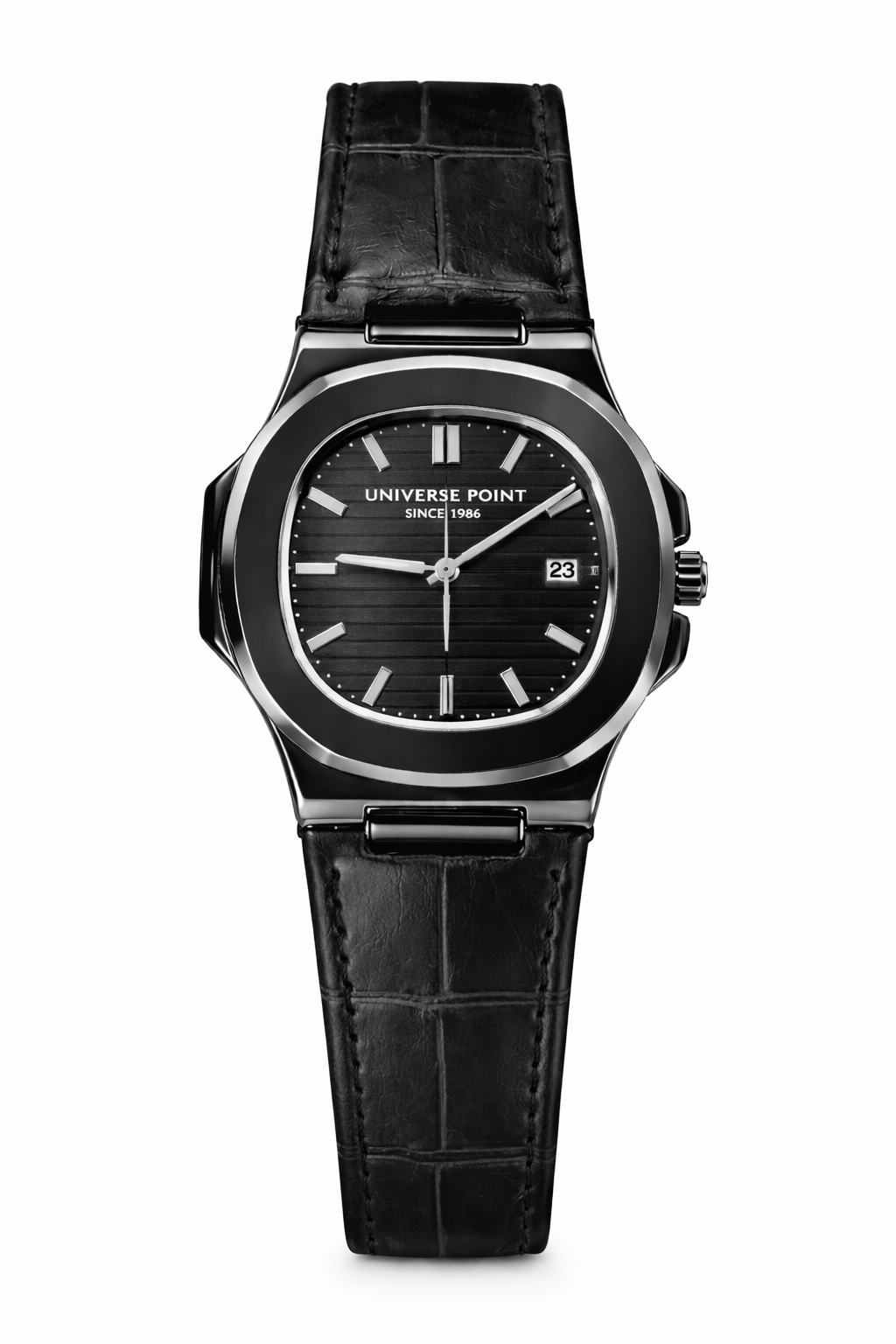 UNIVERSE POINT Black/White Quartz Square (Black)