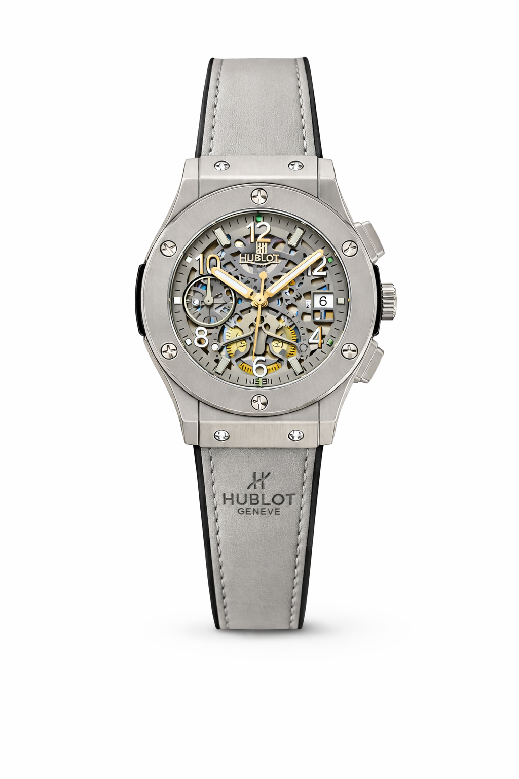 HUBLOT GENEVE Grey/Silver Datejust Circular (Grey)