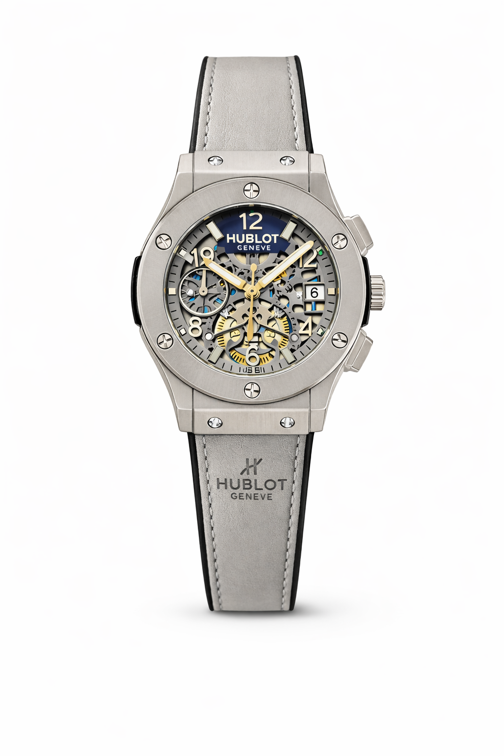 HUBLOT GENEVE Grey/Silver Datejust Circular (Grey)